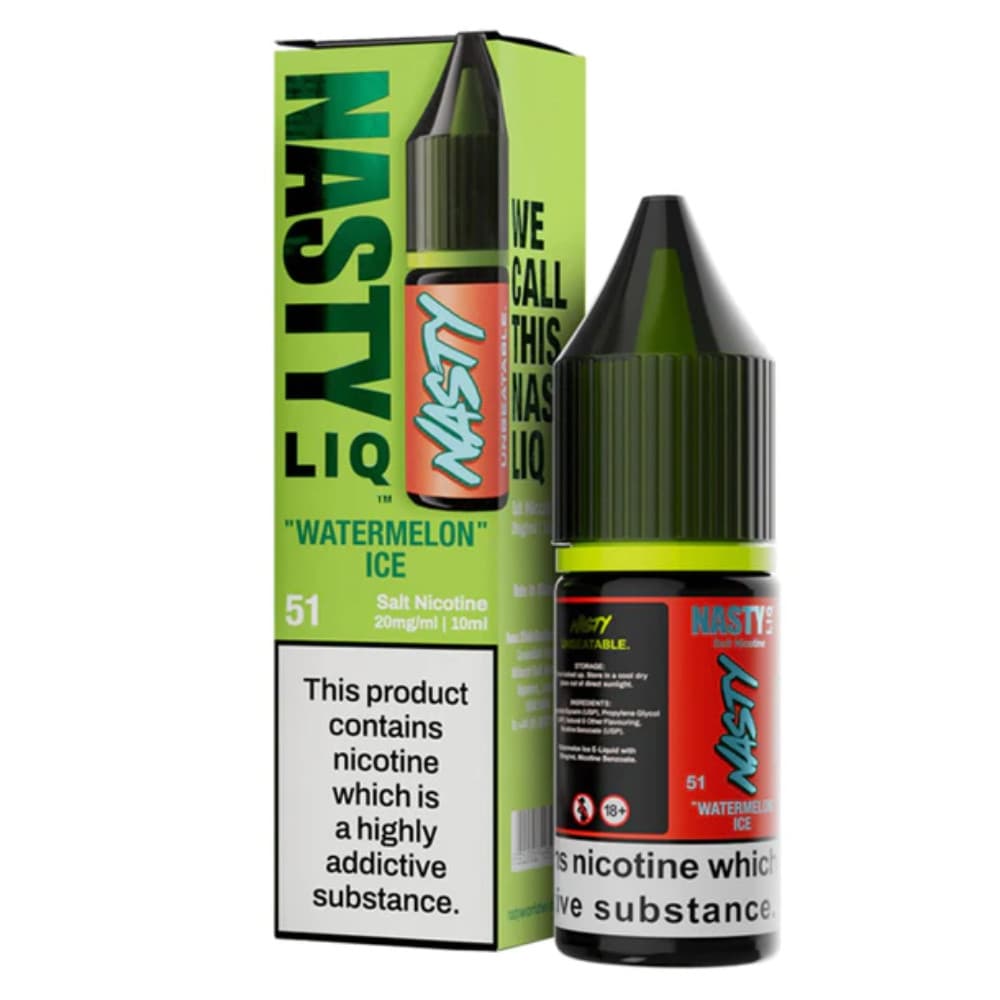  Watermelon Ice / 20mg Nasty Liq Nic Salts e liquids 10ml