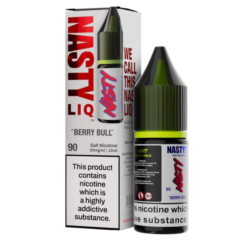  Berry Bull / 10mg Nasty Liq Nic Salts e liquids 10ml