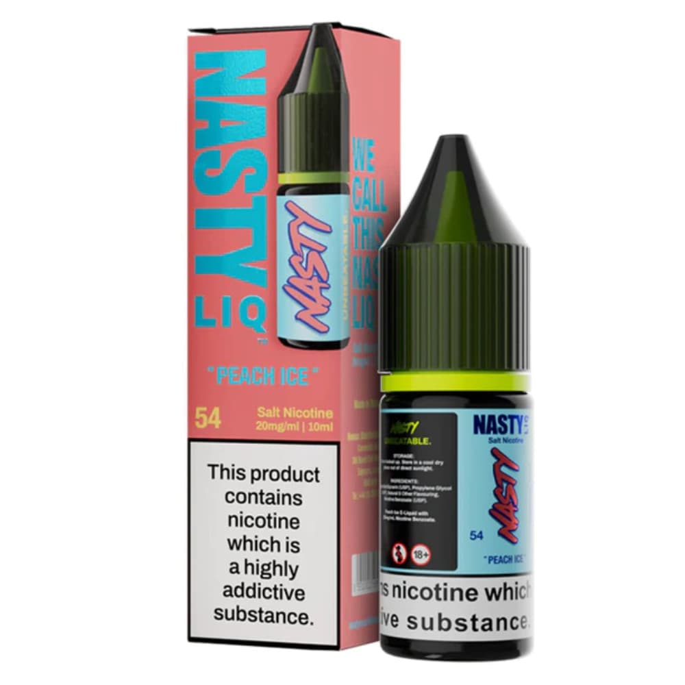  Peach Ice / 20mg Nasty Liq Nic Salts e liquids 10ml