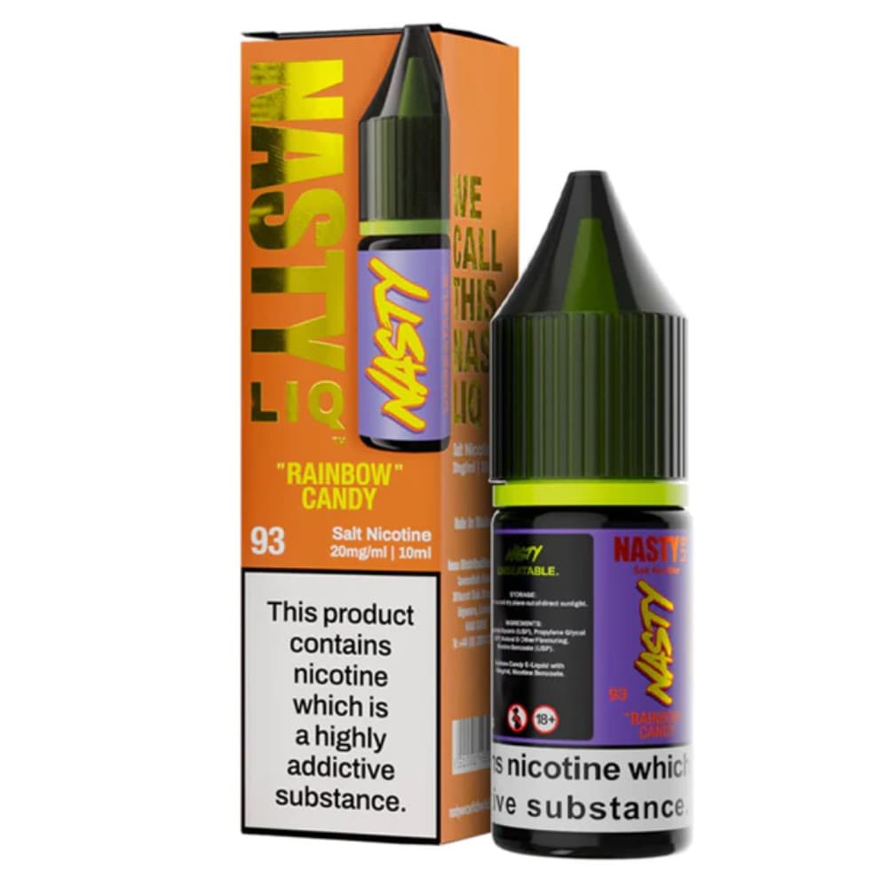  Rainbow Candy / 20mg Nasty Liq Nic Salts e liquids 10ml