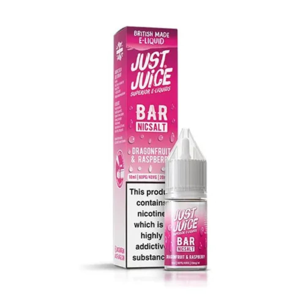  Dragonfruit Raspberry / 20mg Just Juice Bar Nic Salts e liquids 10ml