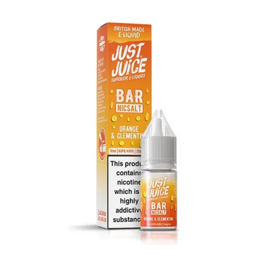  Orange Clementine / 20mg Just Juice Bar Nic Salts e liquids 10ml