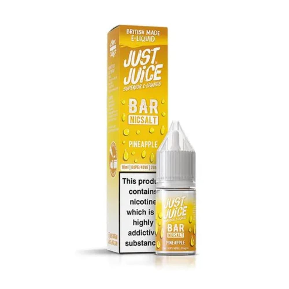  Pineapple / 20mg Just Juice Bar Nic Salts e liquids 10ml