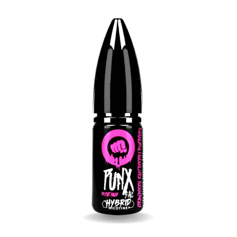  Strawberry Raspberry & Blueberry / 10mg Riot Squad Punx Nic Salts e liquids 10ml