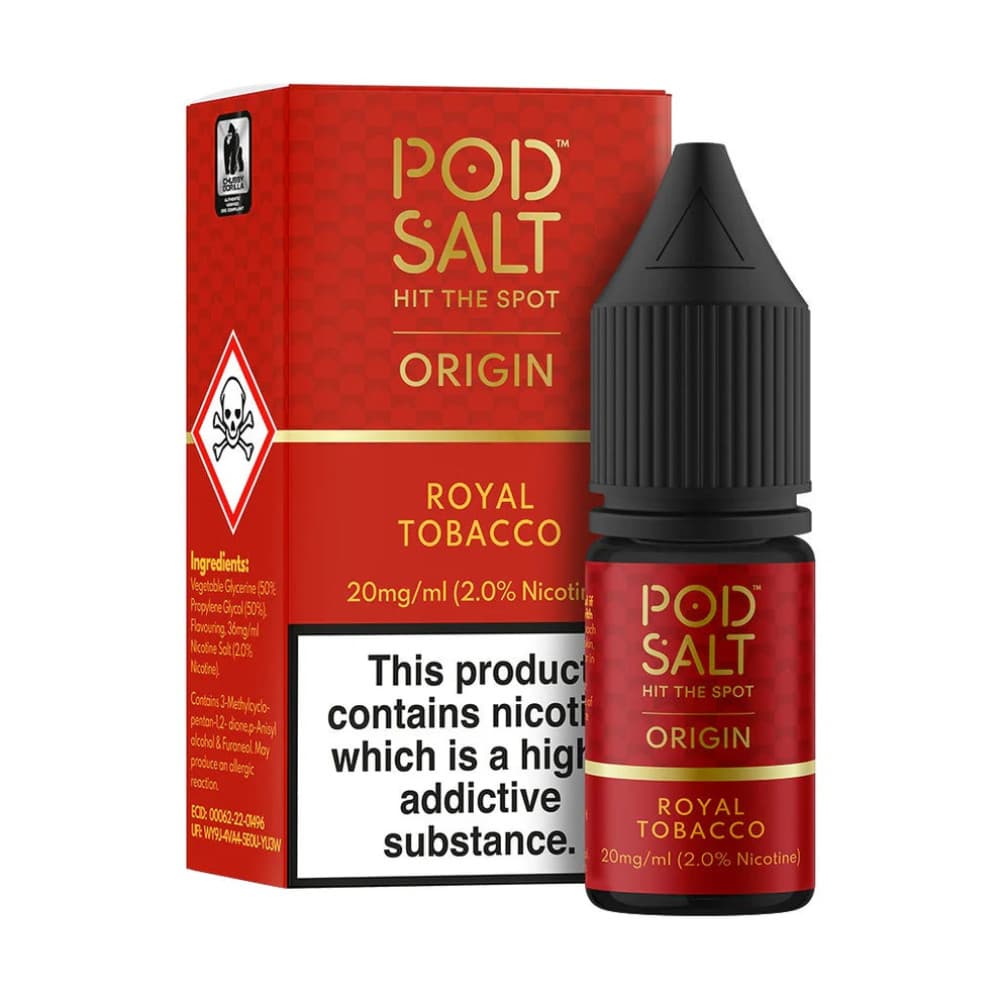  Royal Tobacco / 10mg Pod Salt Origin Nic Salts e liquids 10ml