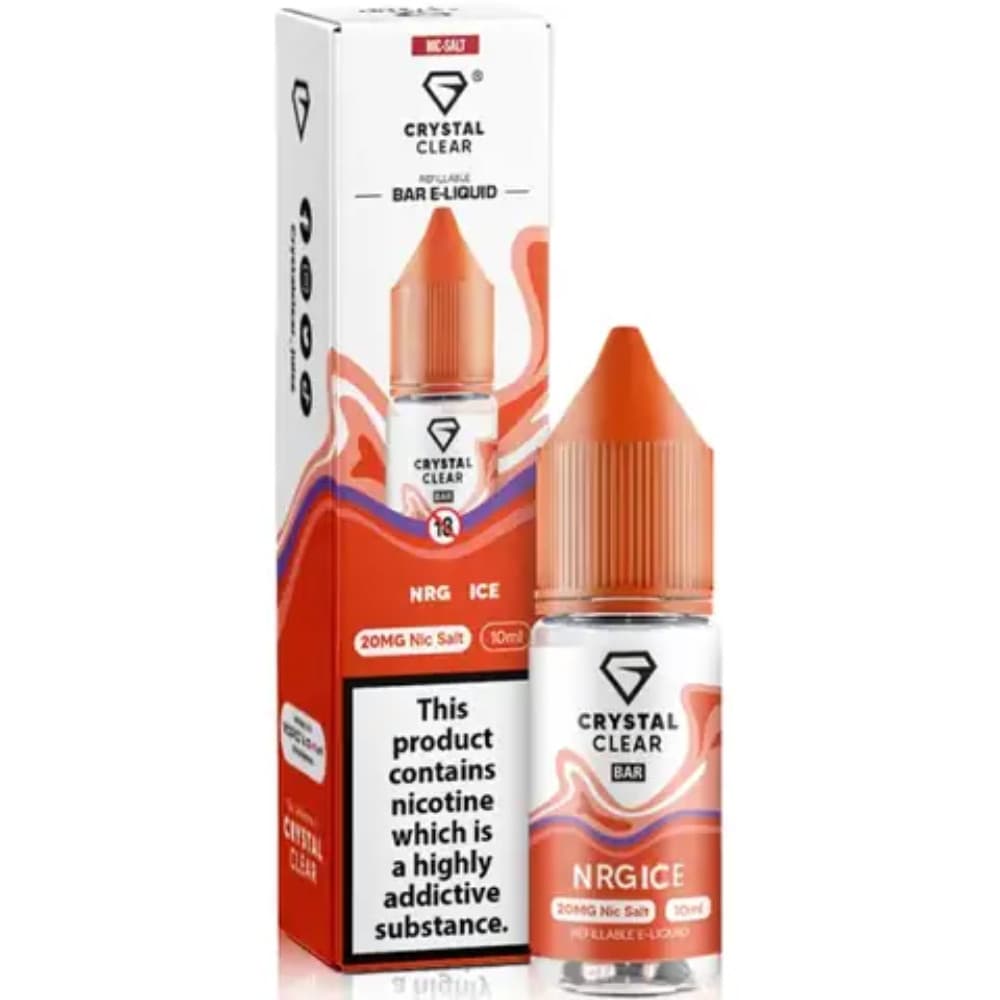  Energy Ice / 20mg Crystal Clear Nic Salts e liquids 10ml