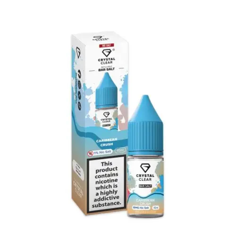  Caribbean Crush / 20mg Crystal Clear Nic Salts e liquids 10ml
