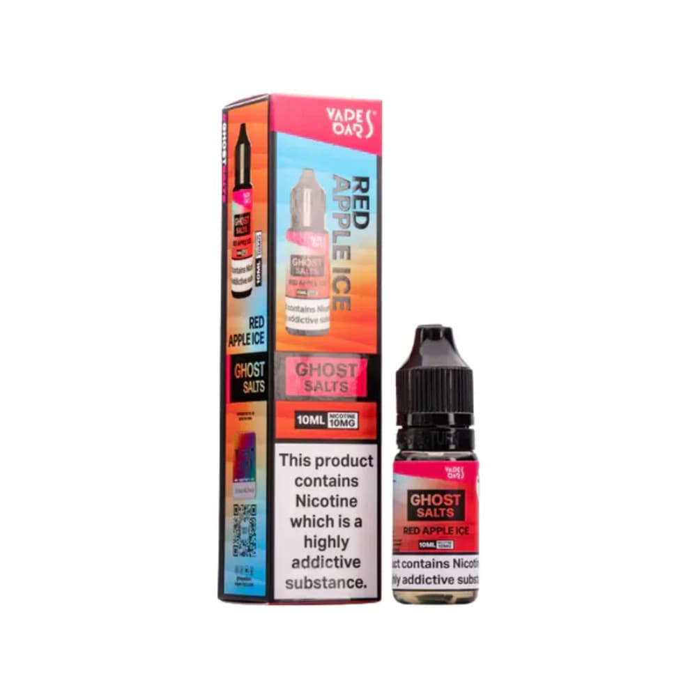  Red Apple Ice / 10mg Ghost 3500 Nic Salts e liquids 10ml