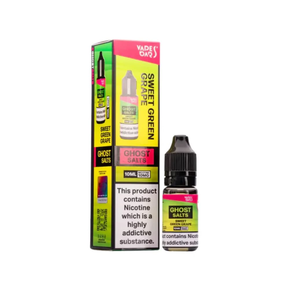  Sweet Green Grape / 10mg Ghost 3500 Nic Salts e liquids 10ml