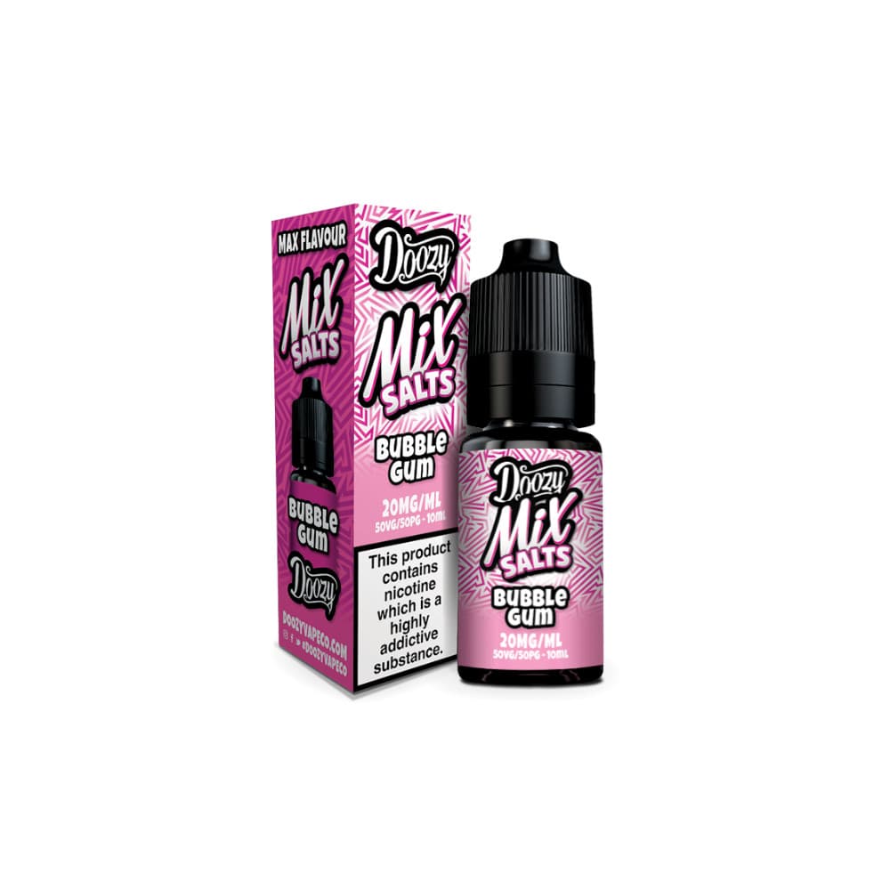  Bubblegum / 20mg Doozy Mix Nic Salts 10ml e liquids 10ml