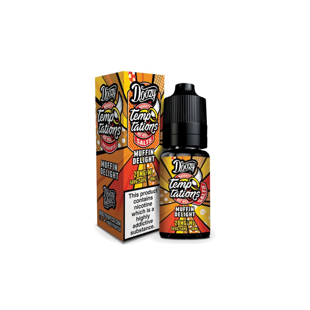  Muffin Delight / 10mg Doozy Temptation Nic Salts e liquids 10ml