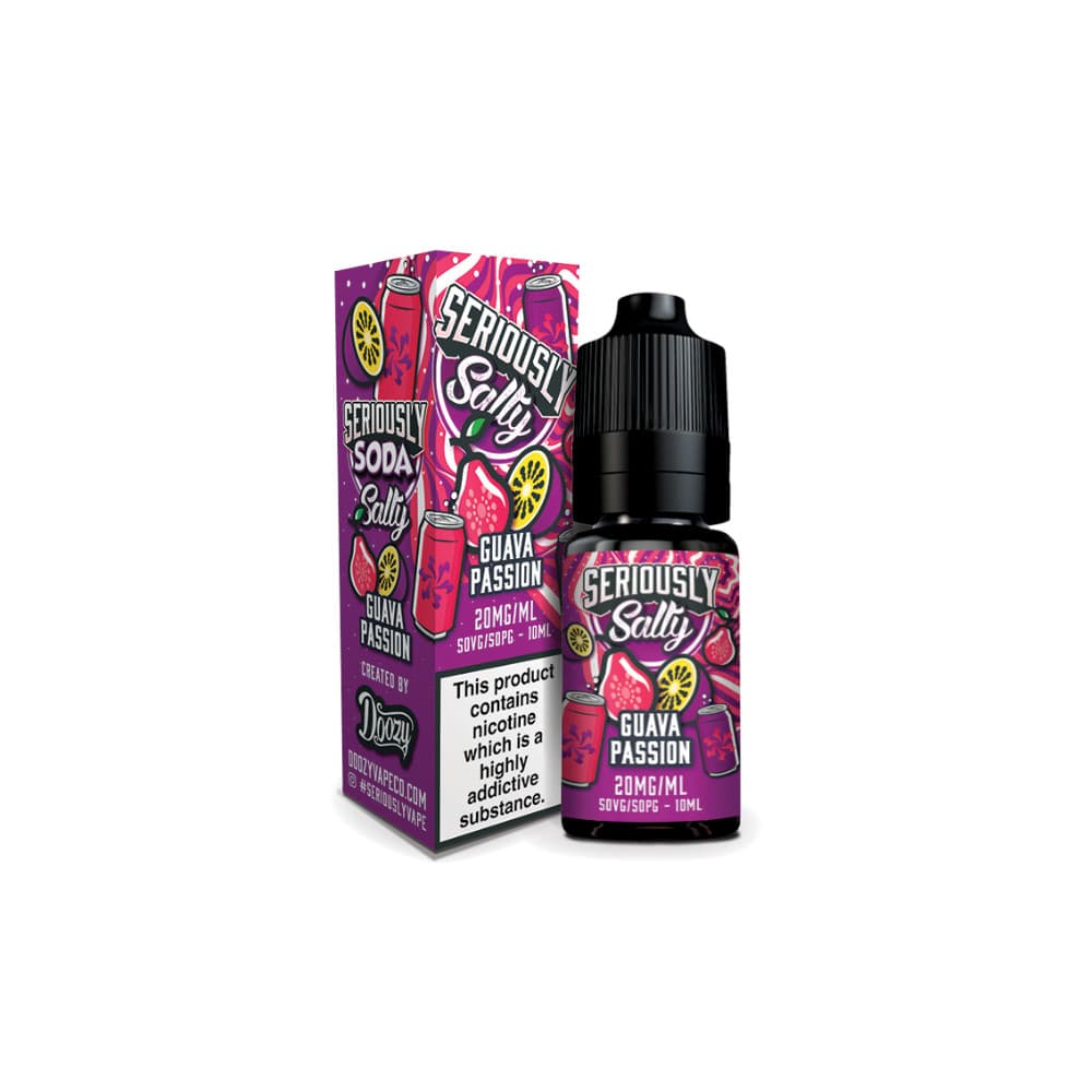 Guava Passion / 20mg Doozy Serious Soda Nic Salts e liquids 10ml