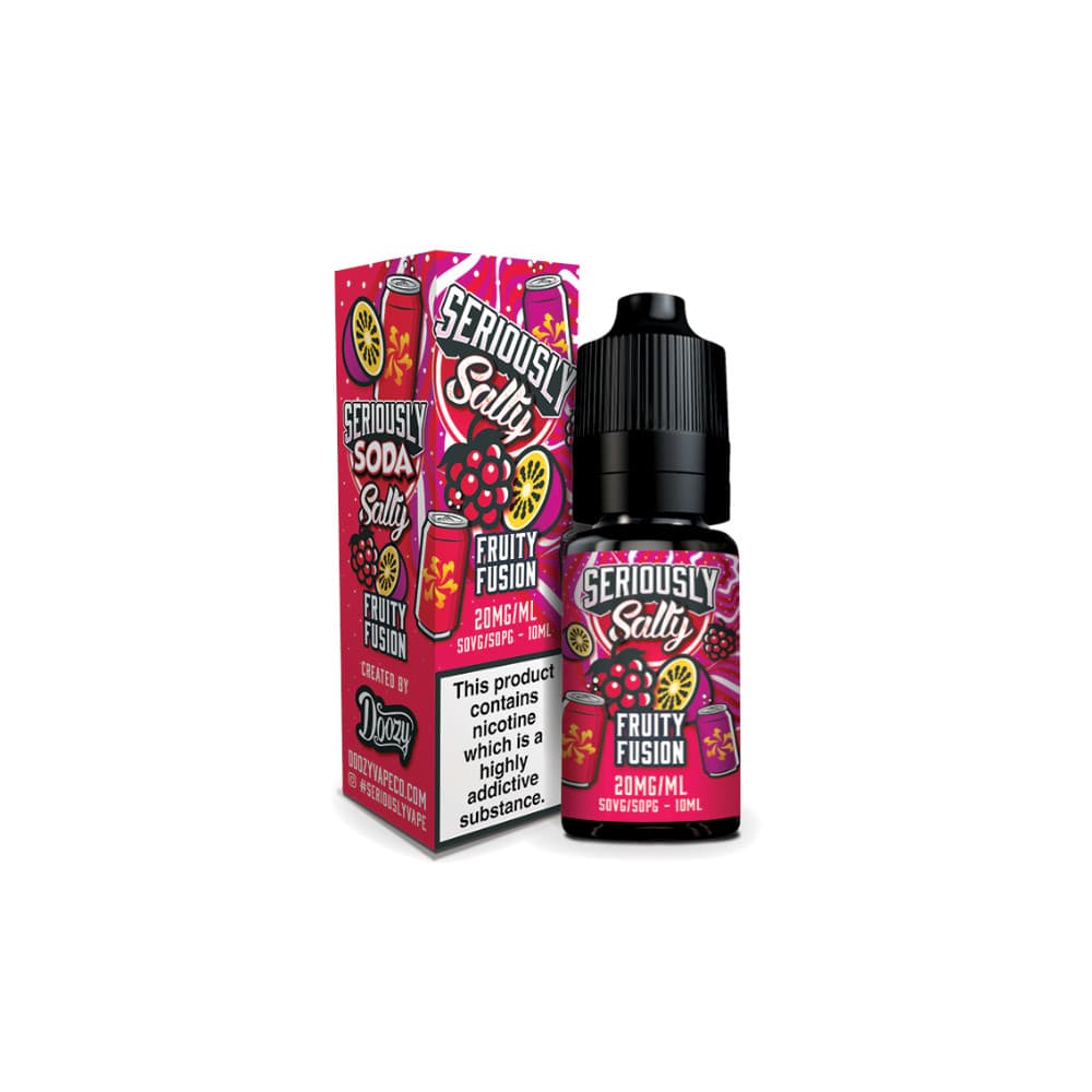  Fruity Fusion / 20mg Doozy Serious Soda Nic Salts e liquids 10ml
