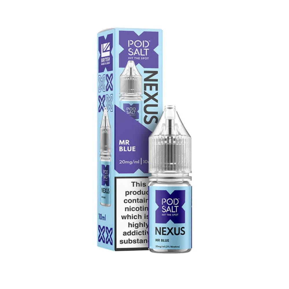  Mr Blue / 10mg Pod Salt Nexus e liquids 10ml