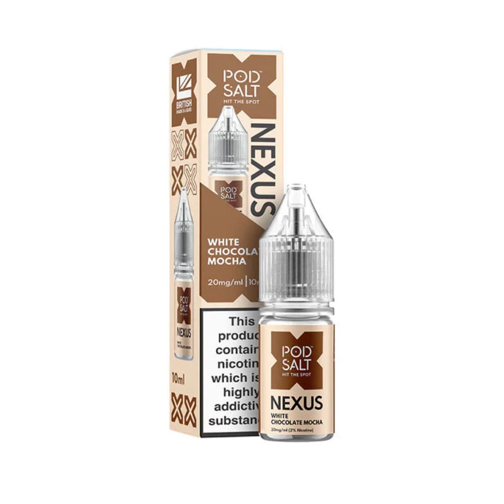  White Chcolate Mocha / 20mg Pod Salt Nexus e liquids 10ml