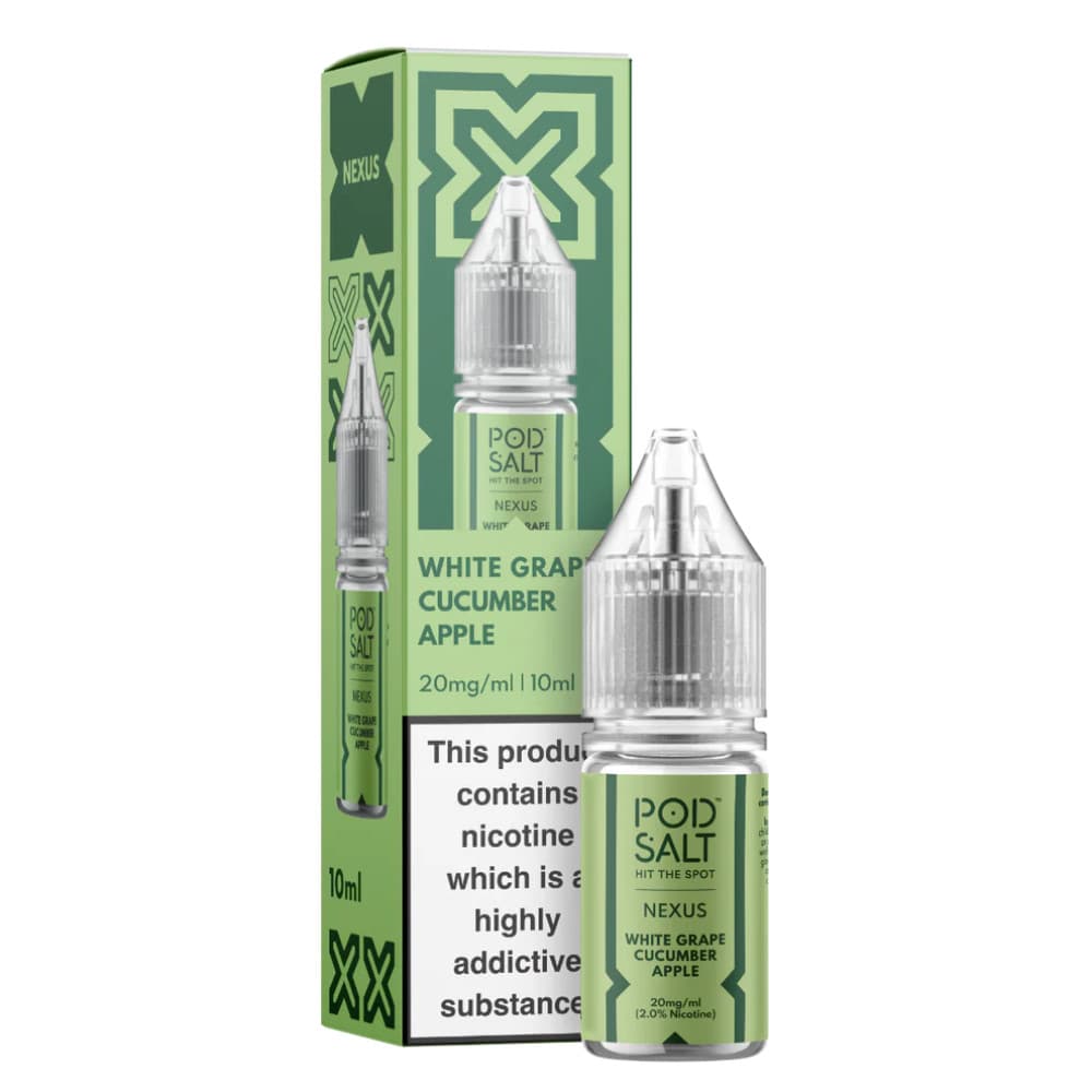  White Grape Cucumber / 20mg Pod Salt Nexus e liquids 10ml