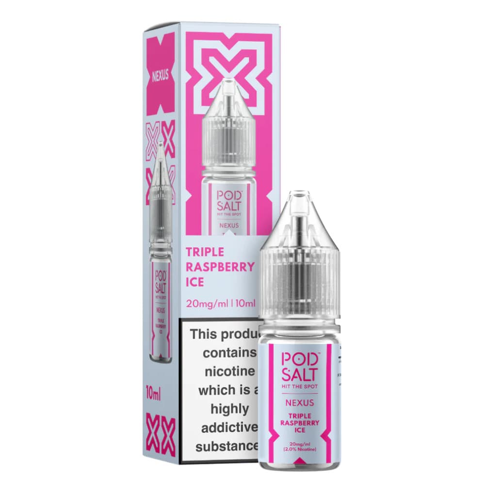  Triple Raspberry Ice / 20mg Pod Salt Nexus e liquids 10ml