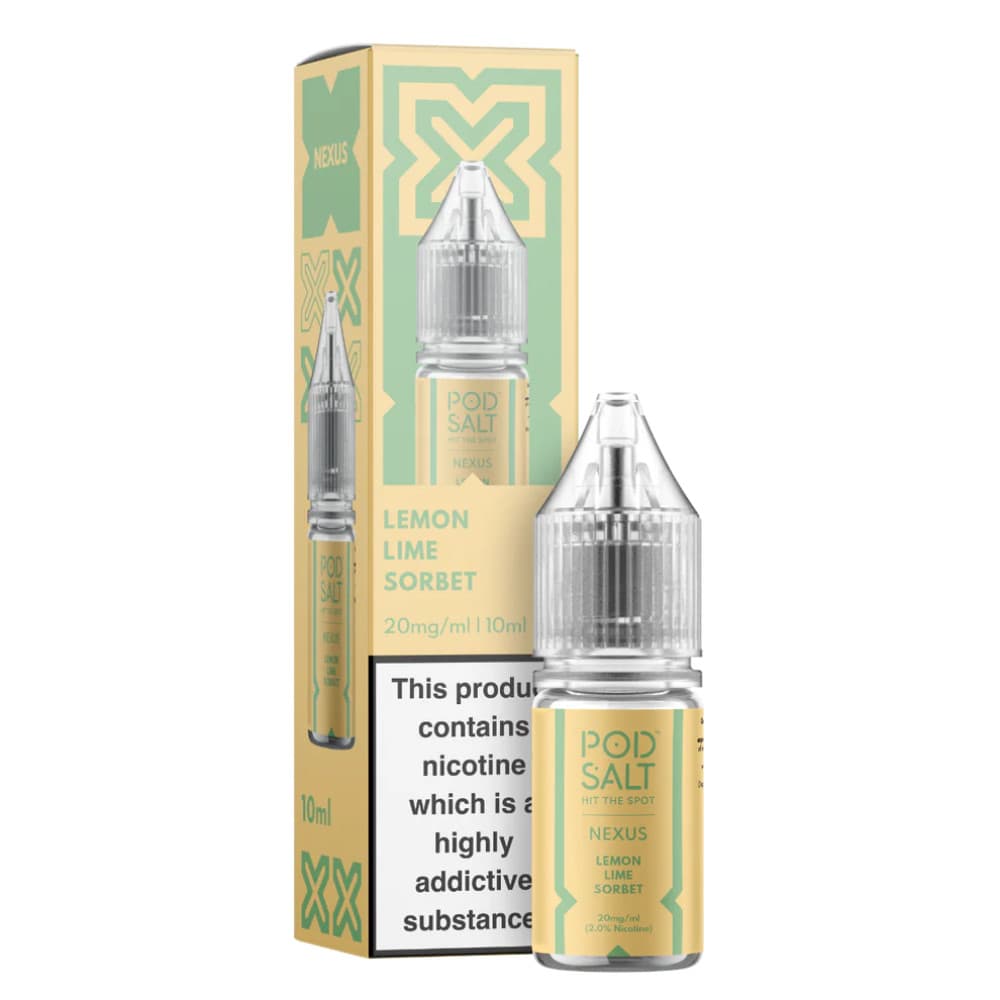  Lemon Lime Sorbet / 10mg Pod Salt Nexus e liquids 10ml