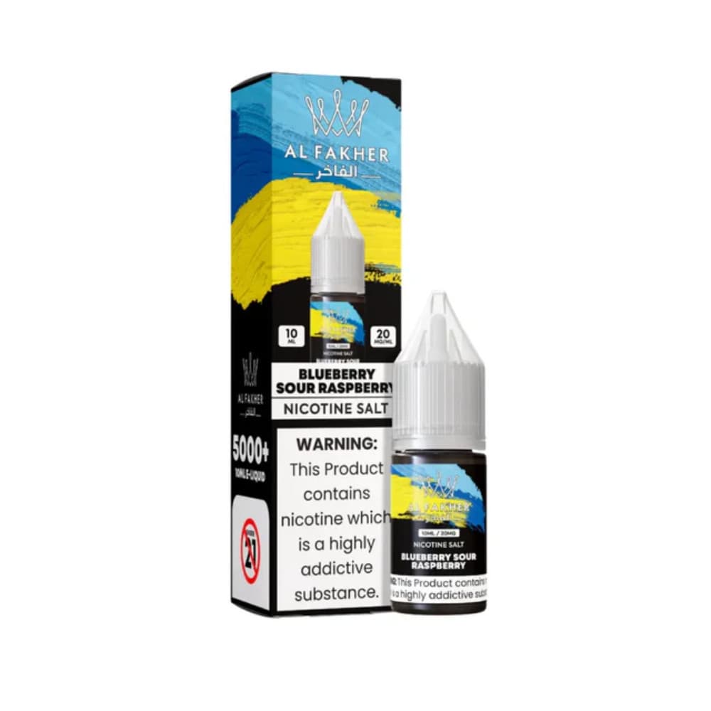  Blue Sour Raspberry / 20mg Al Fakher Nic Salts e liquids 10ml