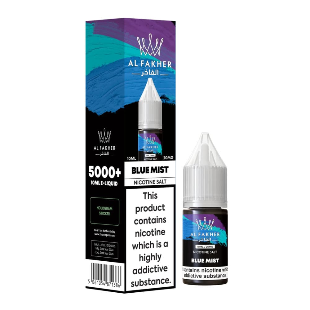  Blue Mist / 10mg Al Fakher Nic Salts e liquids 10ml