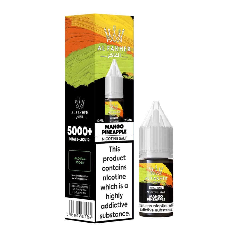  Mango Pineapple / 10mg Al Fakher Nic Salts e liquids 10ml
