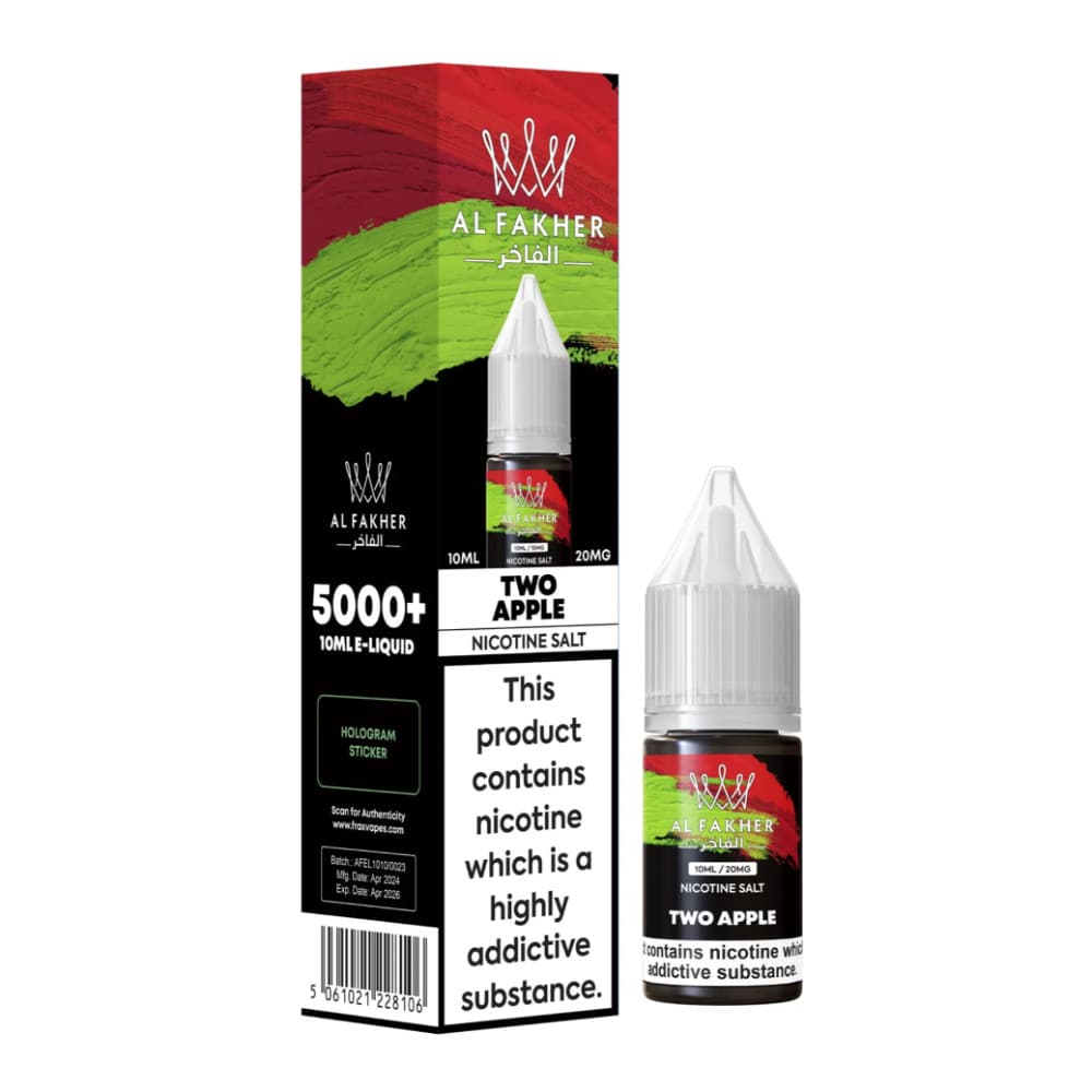  Two Apple / 20mg Al Fakher Nic Salts e liquids 10ml