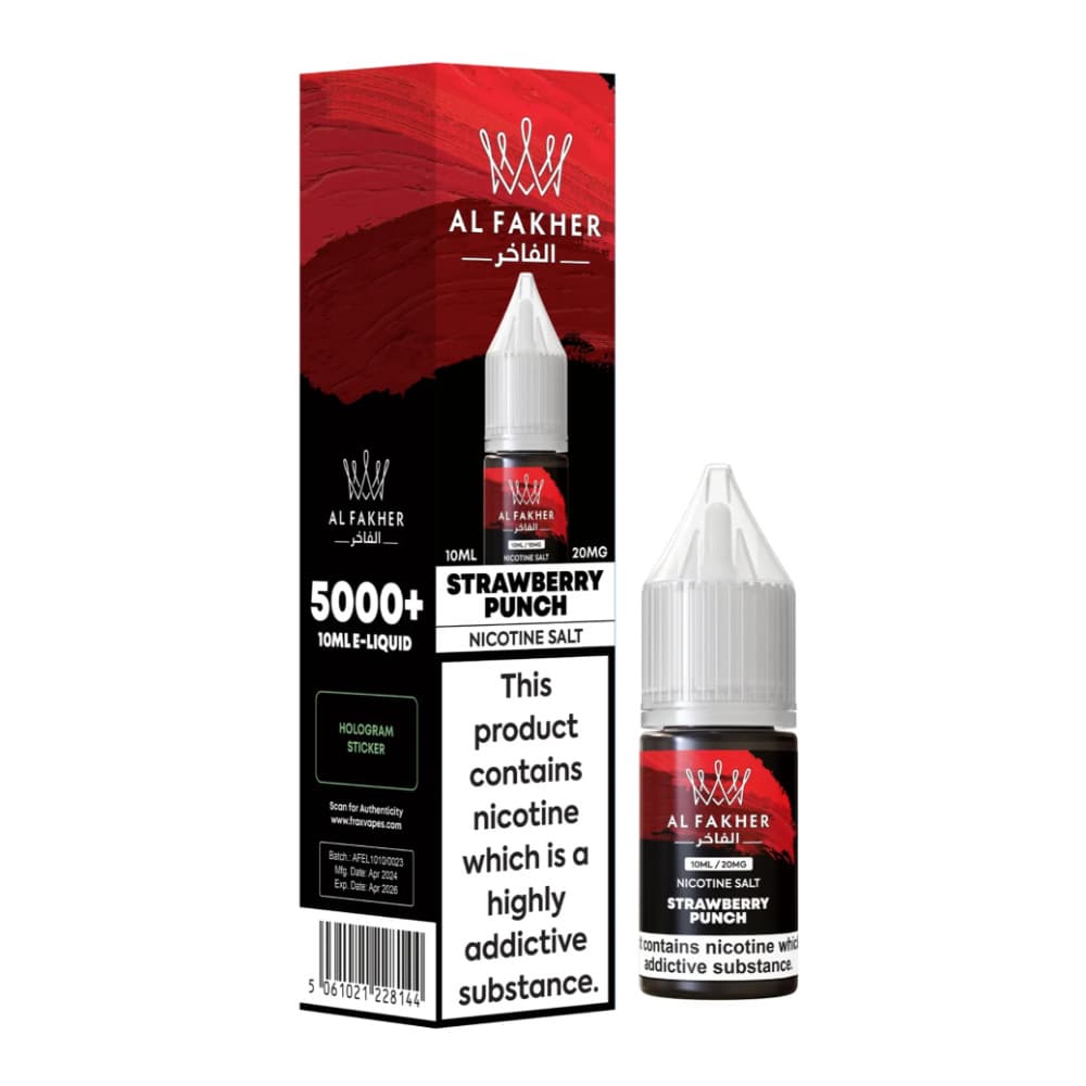  Strawberry Punch / 20mg Al Fakher Nic Salts e liquids 10ml