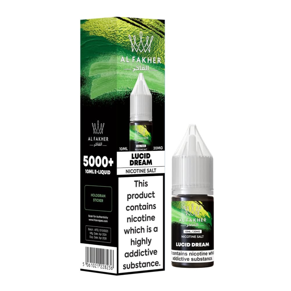 Lucid Dream / 20mg Al Fakher Nic Salts e liquids 10ml