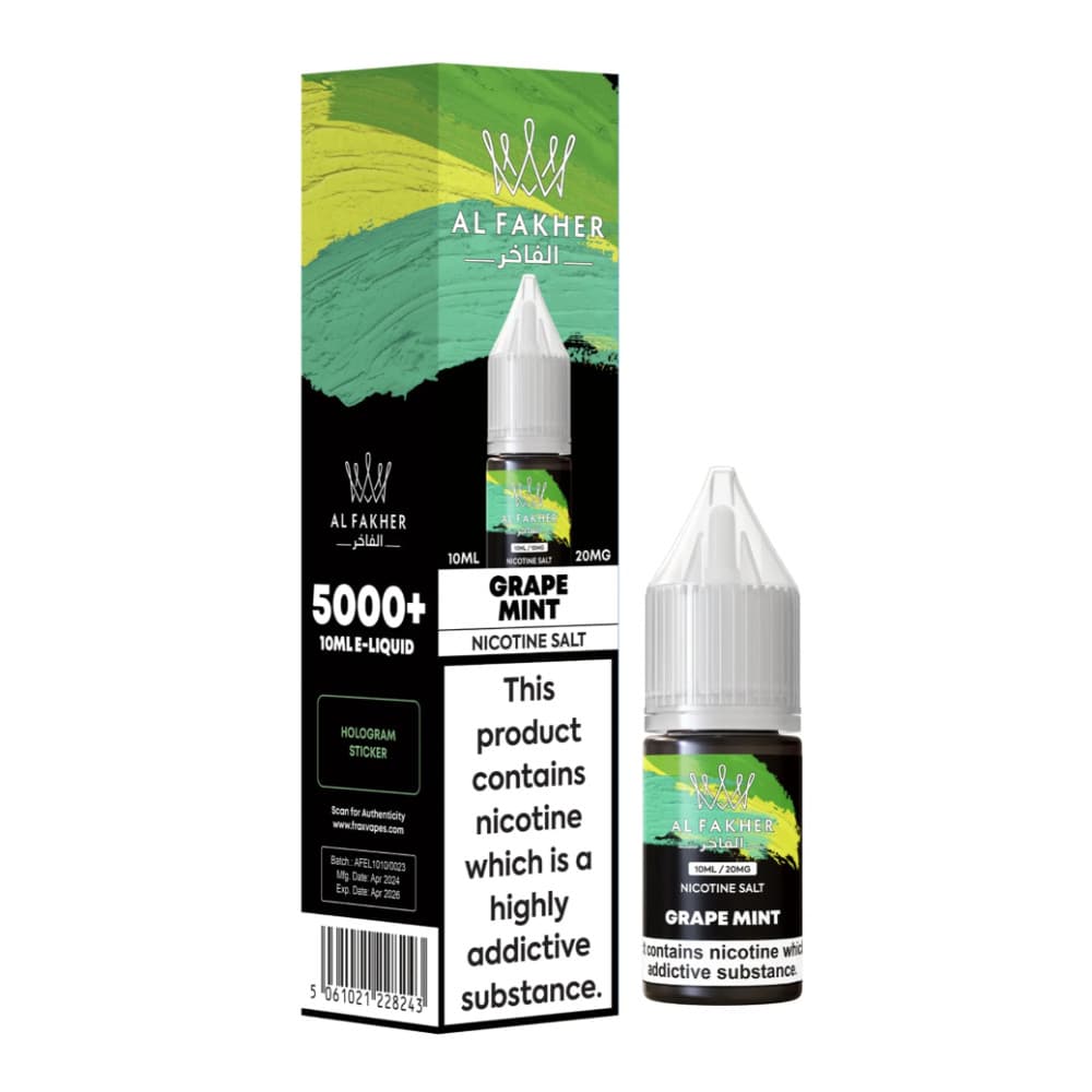  Grape Mint / 20mg Al Fakher Nic Salts e liquids 10ml
