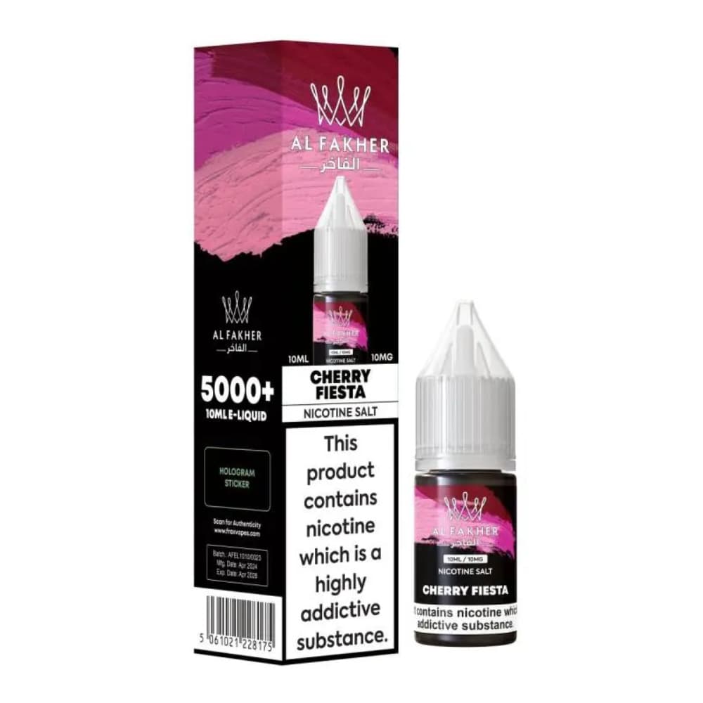  Cherry Fiesta / 10mg Al Fakher Nic Salts e liquids 10ml