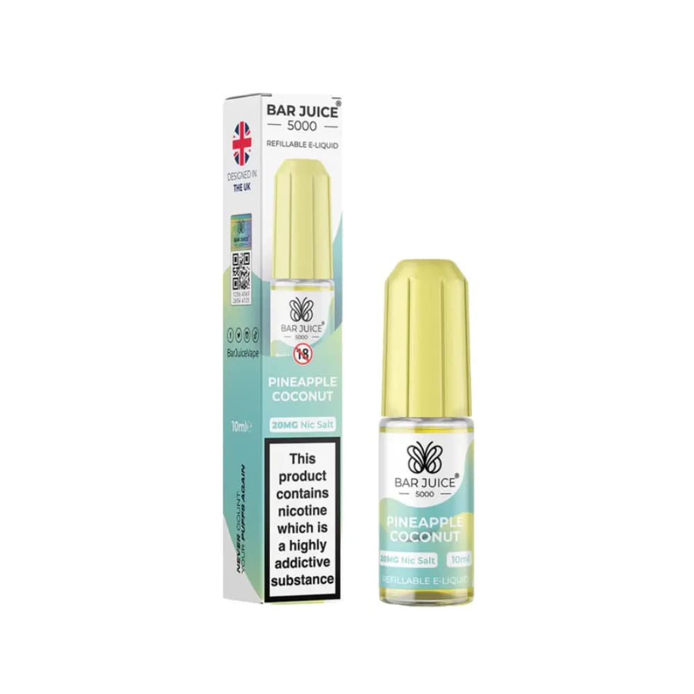  Pineapple Coconut / 10mg Bar Juice 5000 Nic Salt e-liquids