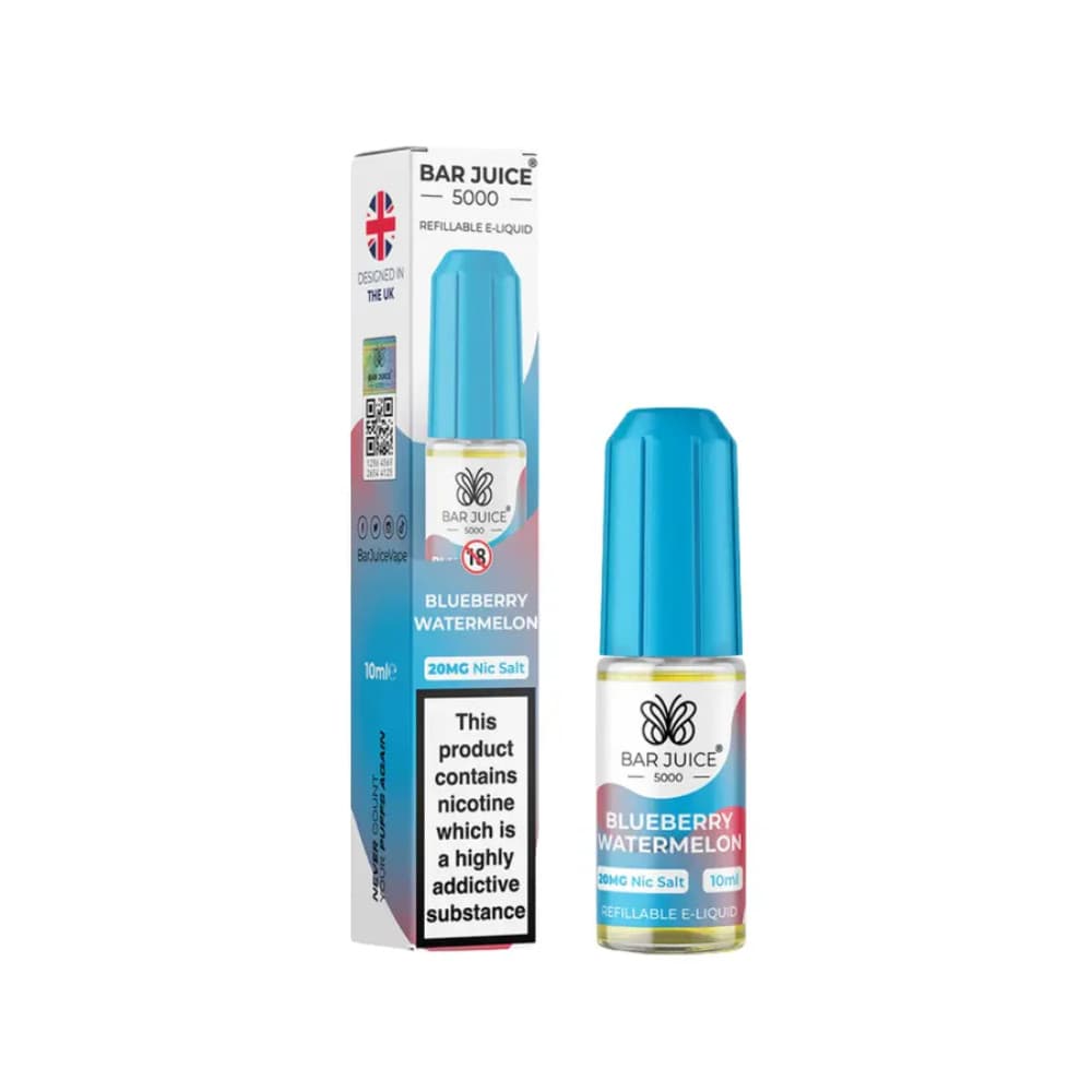  Blueberry Watermelon / 10mg Bar Juice 5000 Nic Salt e-liquids