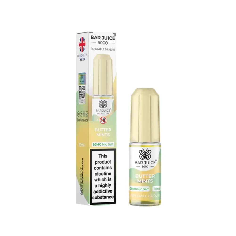  Butter Mints / 10mg Bar Juice 5000 Nic Salt e-liquids