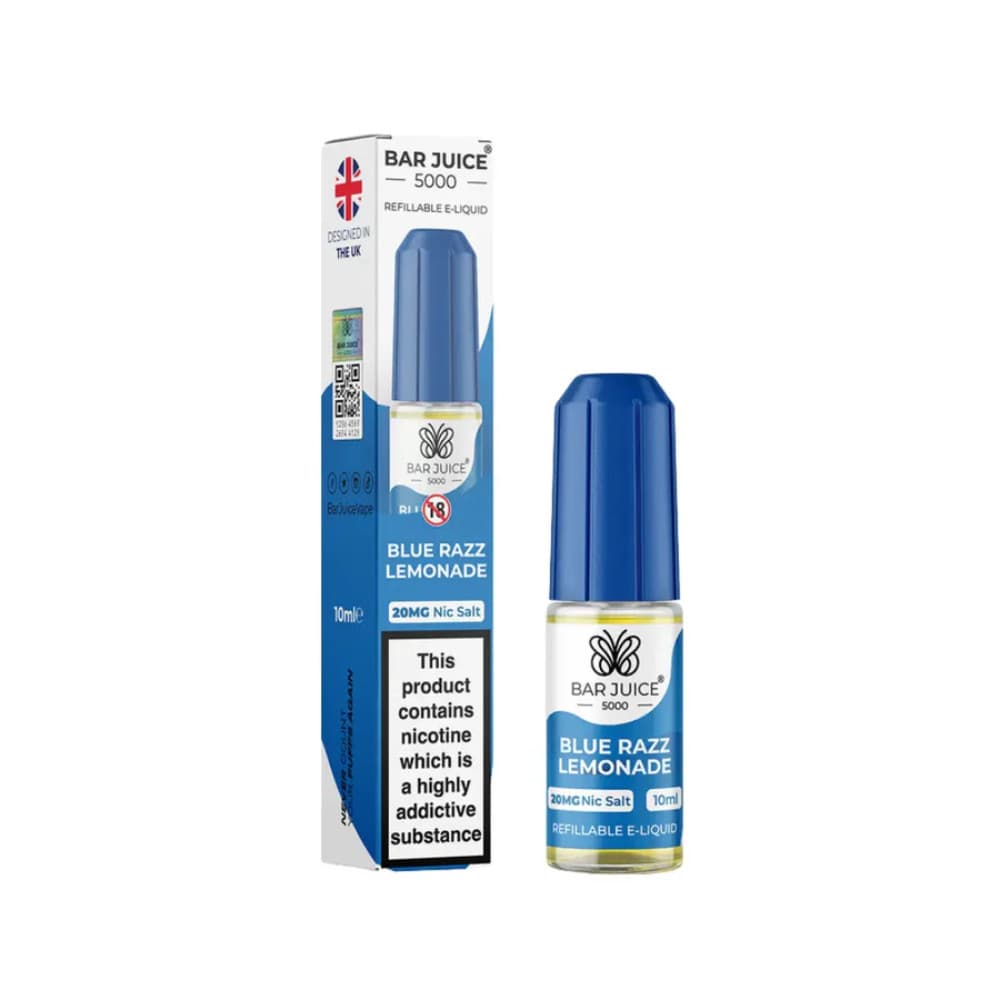  Blue Razz Lemonade / 10mg Bar Juice 5000 Nic Salt e-liquids