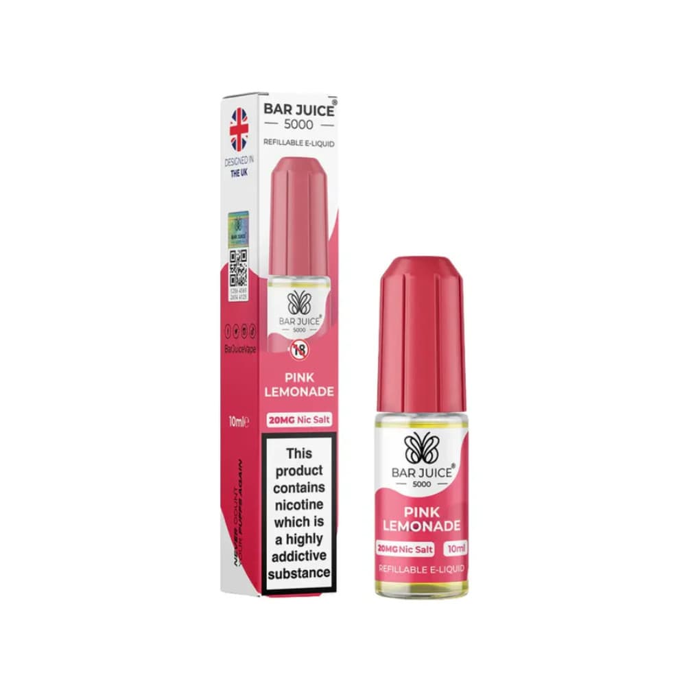  Pink Lemonade / 20mg Bar Juice 5000 Nic Salt e-liquids