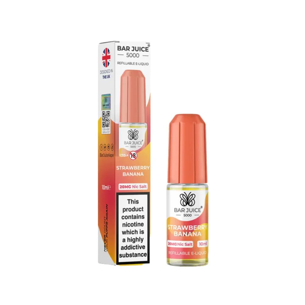  Strawberry Banana / 20mg Bar Juice 5000 Nic Salt e-liquids