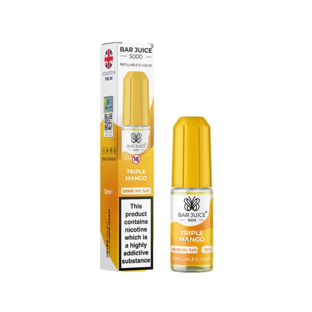  Triple Mango / 20mg Bar Juice 5000 Nic Salt e-liquids