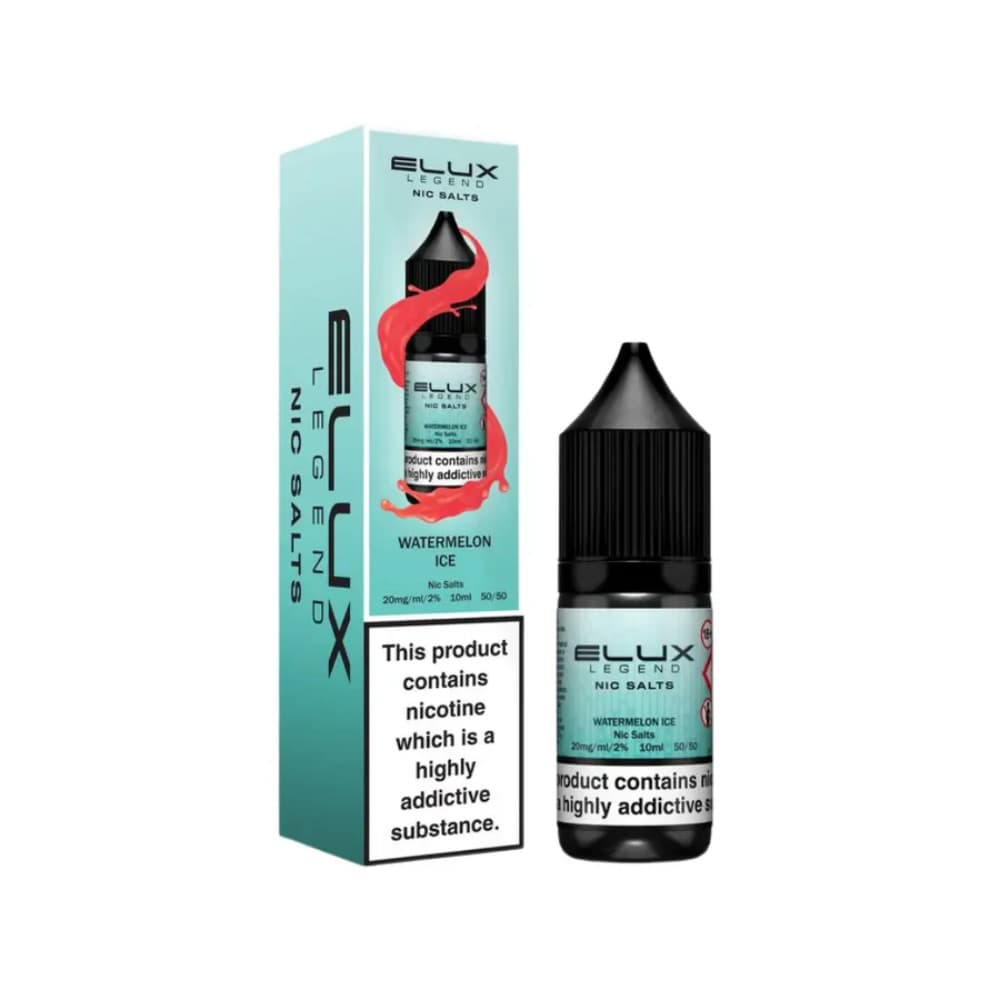  Watermelon Ice / 10mg Elux Legend Nic Salt E-Liquids