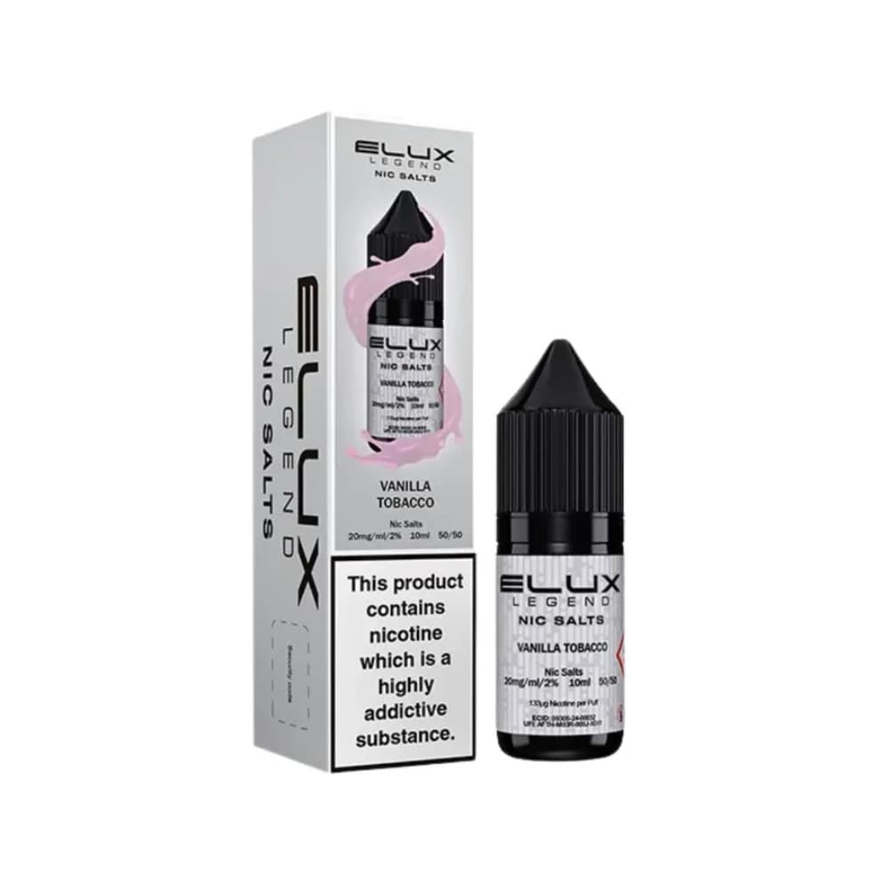  Vanilla Tobacco / 10mg Elux Legend Nic Salt E-Liquids