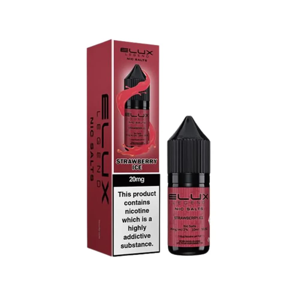  Strawberry Ice / 20mg Elux Legend Nic Salt E-Liquids