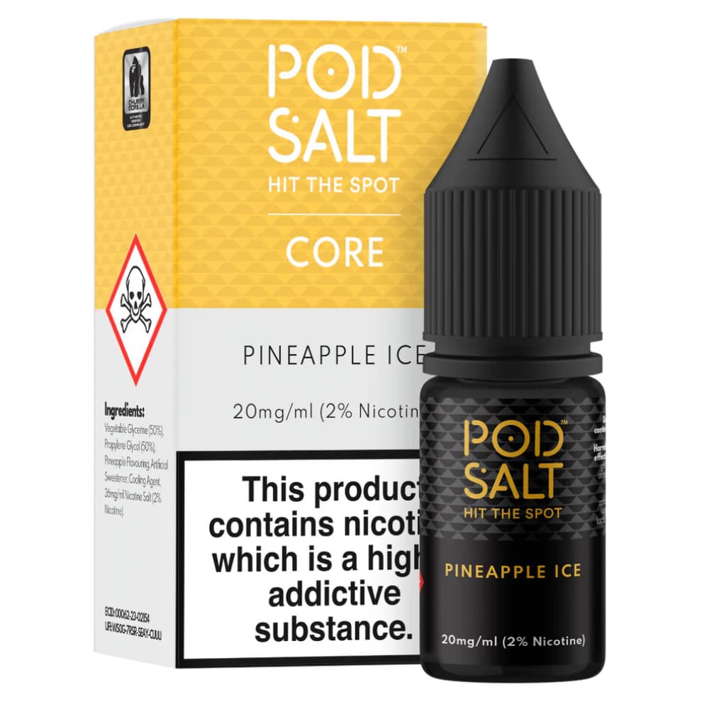  Pineapple Ice / 11mg Pod Salt Core Nic Salts e liquids 10ml