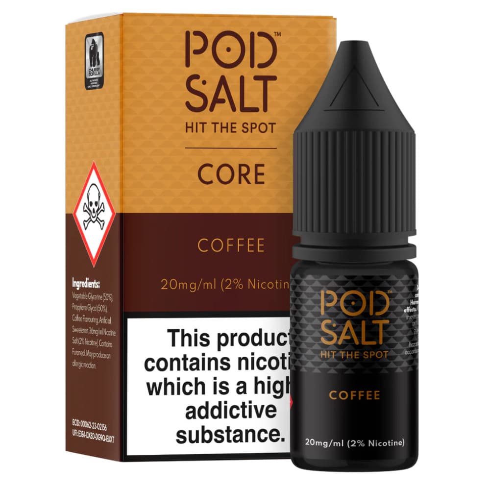  Coffee / 11mg Pod Salt Core Nic Salts e liquids 10ml