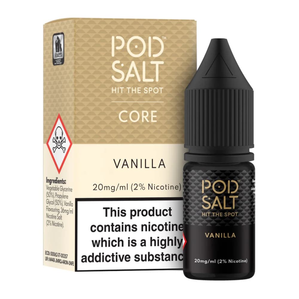  Vanilla / 11mg Pod Salt Core Nic Salts e liquids 10ml