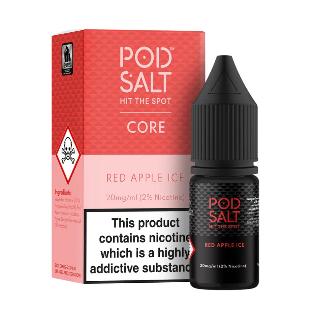  Red Apple Ice / 11mg Pod Salt Core Nic Salts e liquids 10ml