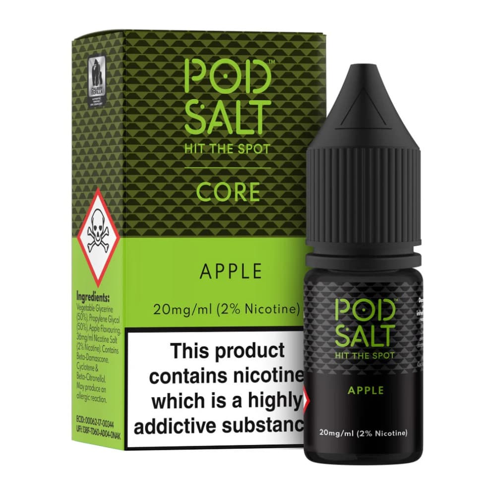  Apple / 20mg Pod Salt Core Nic Salts e liquids 10ml
