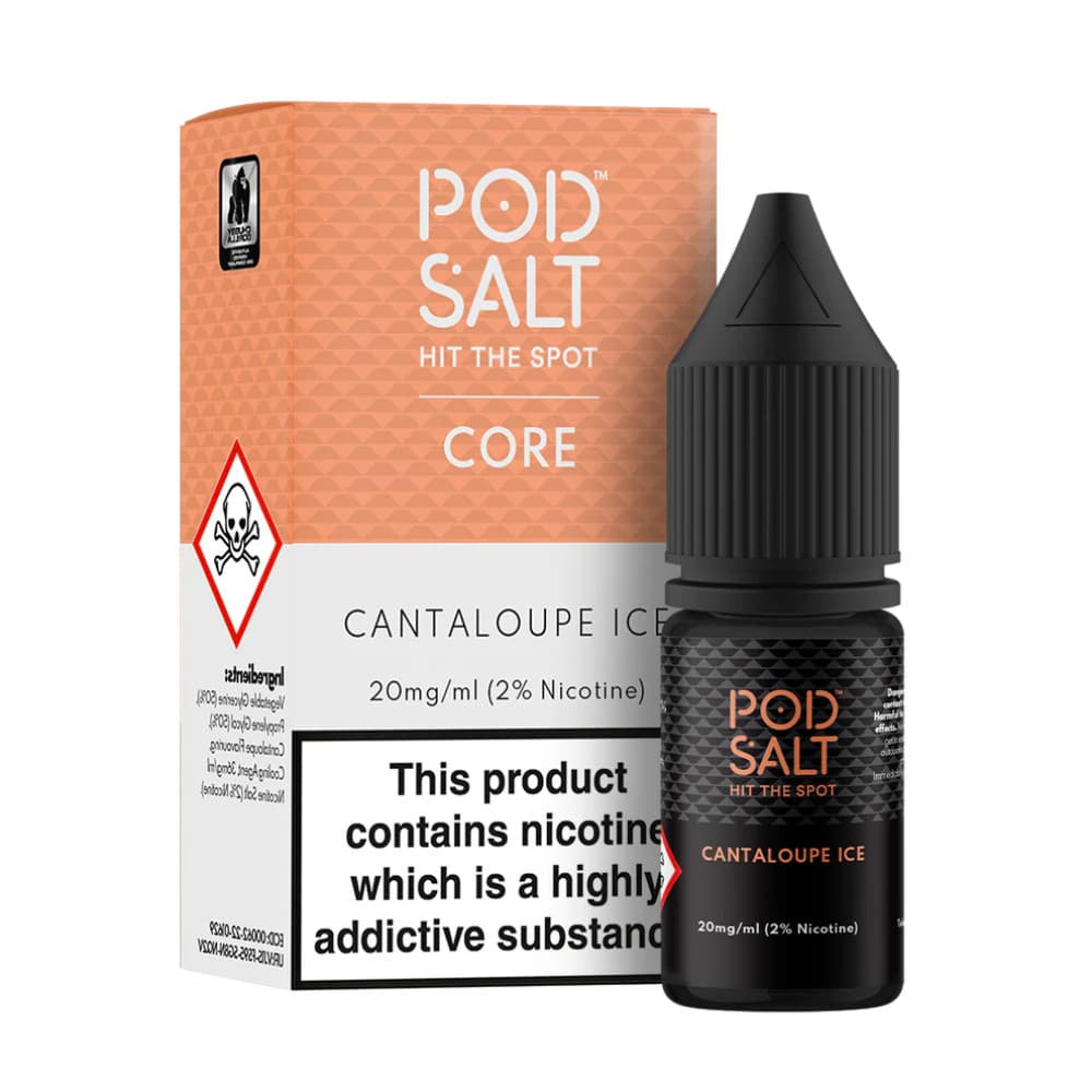  Cantaloupe Ice / 11mg Pod Salt Core Nic Salts e liquids 10ml