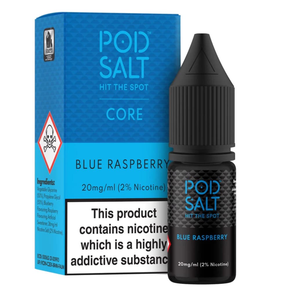 Blue Raspberry / 11mg Pod Salt Core Nic Salts e liquids 10ml