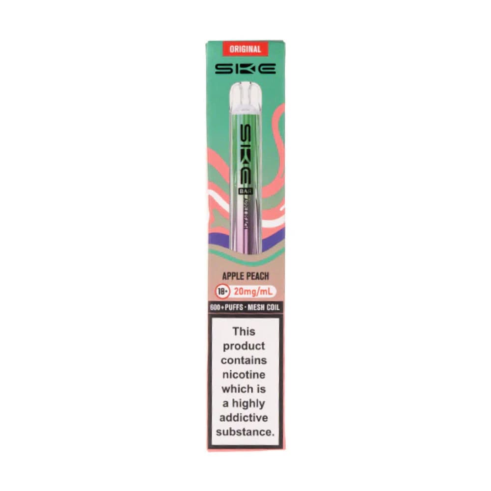  Apple Peach Ske Crystal Original 600 Vape Kit