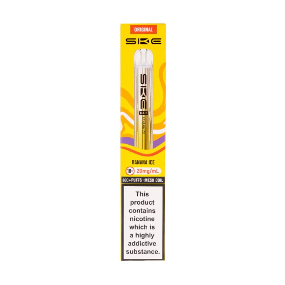  Banana Ice Ske Crystal Original 600 Vape Kit