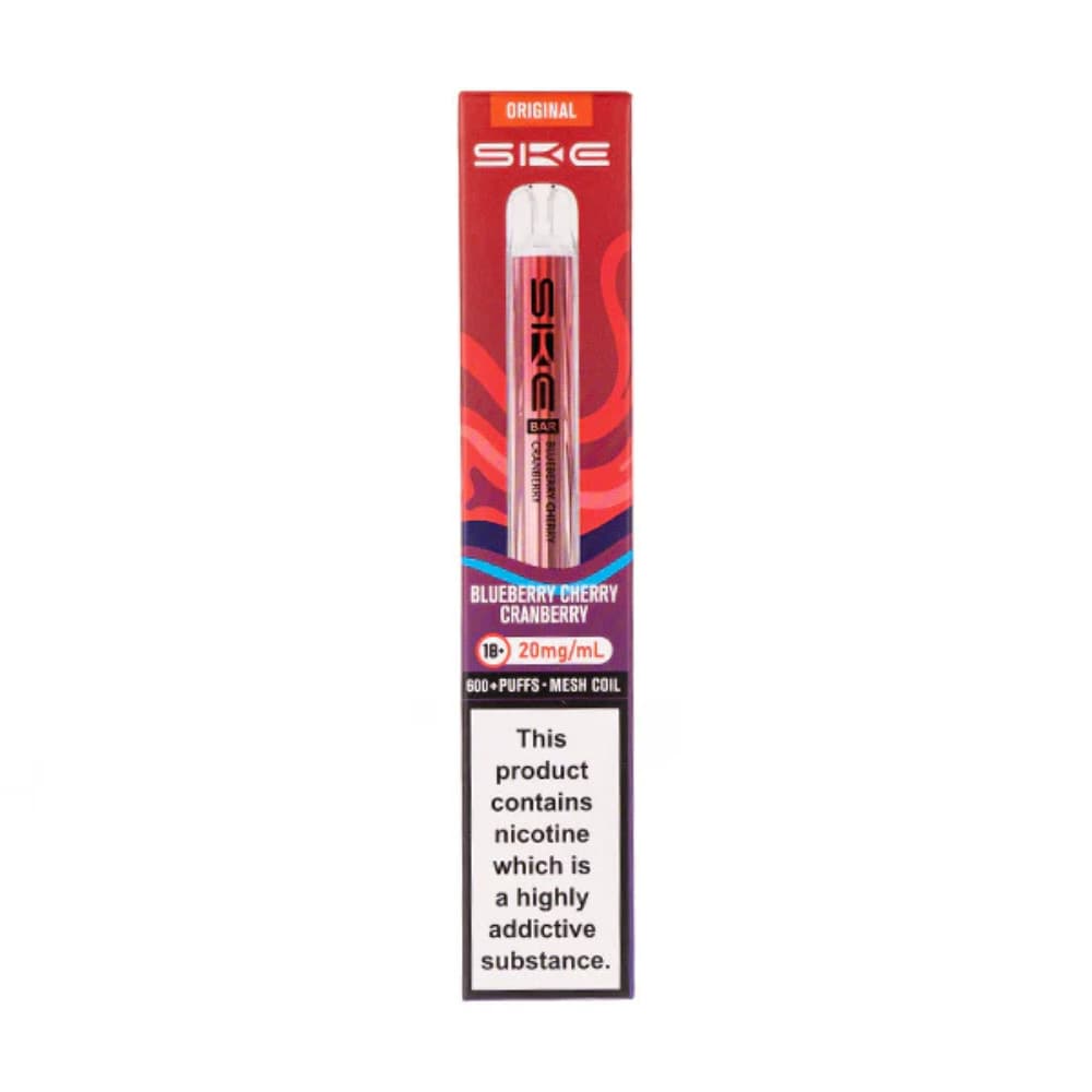  Blueberry Cherry Cranberry Ske Crystal Original 600 Vape Kit
